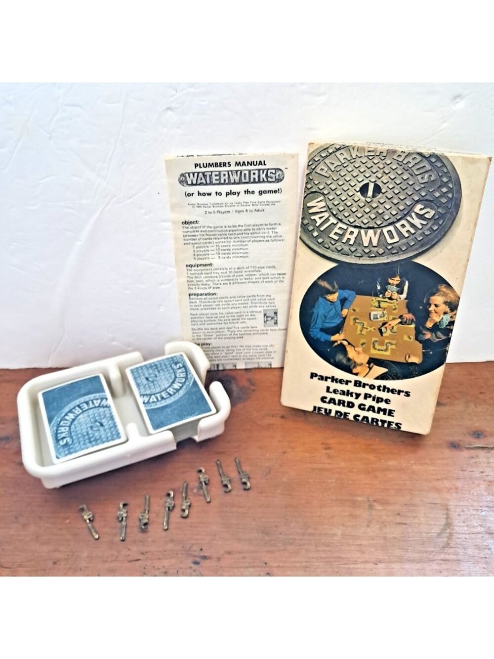 WATERWORKS Card Game 1972 Parker Brothers